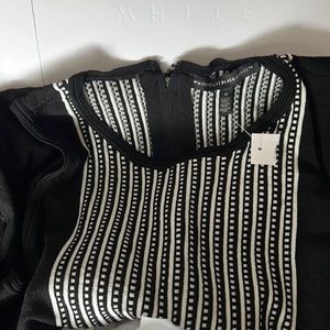 Black and white sleeveless top casual or formal